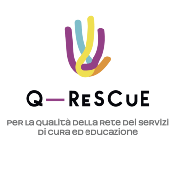 Logo Q-RESCUE - Una rete di servizi per qualificare la cura della prima infanzia ovunque si realizzi