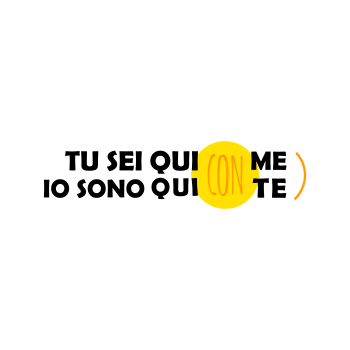 Logo TU SEI QUI (CON ME) IO SONO QUI (CON TE)